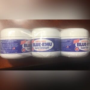 NEW Sealed Lot of 3 Original Blue-Emu Super Strength Topical Cream 2 oz …